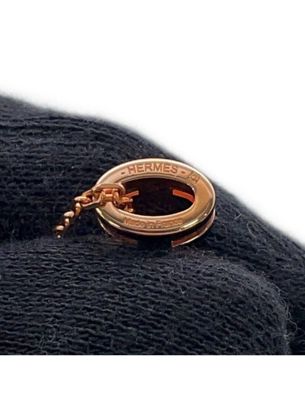 ★SOLD★ Hermes Necklace Mini Pop Black Pink Gold - Picture 8 of 9
